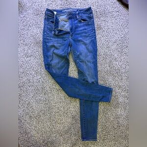 American Eagle Outfitters Blue Skinny Jeans 6Long
